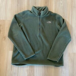 The North Face Quarter-Zip Fleece Pullover Sage